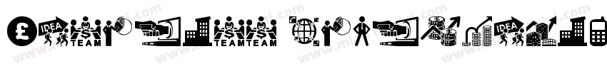 Business SignatureD字体转换